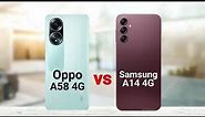 Oppo A58 4G vs Samsung A14 4G