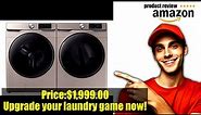 Buy Samsung Washer And Dryer Set | SAMSUNG WF45R6100AC 4.5 Cu. ft. Champagne Front Load Washer with