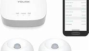 YoLink LoRa 1/4 Wireless Range Smart Motion Sensors, Indoor Motion Detector, Alexa, IFTTT, Home Assistant, Movement Detector App Alerts Remote Monitor, 2 Pack, YoLink Regular Hub Included
