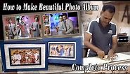 Photo album making, photo editing to binding album complete process /how to make wedding photo album