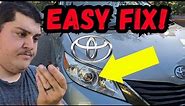 How To Replace The Headlight Bulb In A 2014 Toyota Sienna