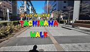 4K-Tokyo Tachikawa Walking In Tokyo Japan Tour Guide