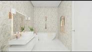 Luxe Collection Mineral Heavyweight Vinyl Wallpaper Cream/Gold World of Wallpaper WOW085-3D Room