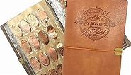 The Penny Journal Holds 146 Coins the Ultimate Souvenir Penny Collecting Book for your Coin Collection Holds 128 Pressed Pennies and 18 Pressed Quarters or Nickels