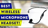 5 Best Wireless Headset Microphone System !