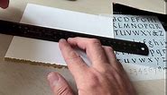 Stencil1 Letter Stencils 1/2" - Old English Calligraphy Letters & Numbers - Mylar Uppercase and Lowercase Alphabet for Hand Painting, Drawing & Cutting - Perfect for Lettering on Wood, Vinyl & More