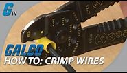 How to Crimp Wires - Basic Tips on Crimping | Galco