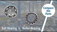 Compare the Parts: Ball Bearing v. Roller Bearing
