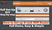 D-Link DIR-615 | How to Setup D-Link Wireless WiFi Router | Full Setup | Step-by-Step | Simple DIY.