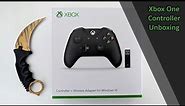 Xbox Controller + Wireless PC Game Adapter Unboxing