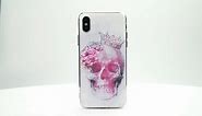 iPhone X Case Marble Pattern Soft Slim Shockproof Flexible TPU, Rubber Silicone Colorful Skin Cover