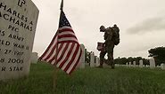 'The Old Guard' will leave flags at each grave in Arlington National Cemetery this weekend