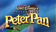 Peter Pan vhs commercial 1998