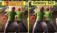 GTA: San Andreas The Definitive Edition Samsung Galaxy S23 vs Nintendo Switch Graphics Comparison