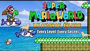 #SuperMario Super Mario World - SNES - ULTIMATE GUIDE - ALL Levels, ALL Exits, ALL Secrets, 100%!