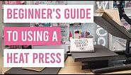🤓 Beginners Guide to Using a Heat Press - How to use a Heat Press
