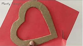 Heart Photo Frame Craft | DIY Picture Frame | Valentines Day Gifts for Him DIY Heart Photo frame