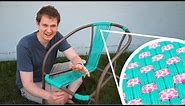 How to Upcycle a Patio Chair with Paracord.