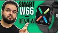 Smartwatch W66 Unboxing Review - SISTEMA TOP e TELA GRANDE! Mas vale a pena? É bom? - W66 Brasil