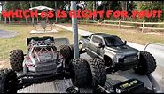Brand New 1/8 KRATON 6S BLX Or The 1/7 BIG ROCK 6S 4X4 BLX What Is Right For You?