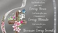 Acrylic Christian Gifts for Women Inspirational Gifts with Bible Verse Prayers Religious Gifts Scripture Gifts for Women Men Friends Mom Valentines Birthday Gifts (Classic Style)