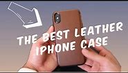 THE BEST LEATHER IPHONE X/XS CASE : NOMAD RUGGED TRI-FOLIO IPHONE X/XS CASE