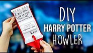 DIY Harry Potter Howler Card