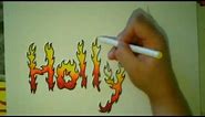 Font on Fire! Flame Lettering Tutorial