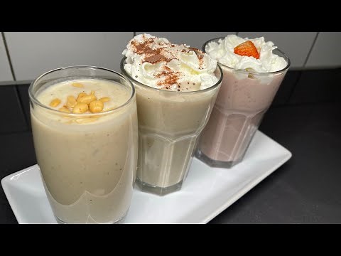 How To make Ghanaian Mashed Kenkey | Ghanaian Healthy Smoothie | 3 Flavors | Recipe | Lovystouch