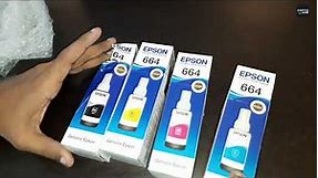 Epson genuine Coloured and Black ink , Buy Epson original ink from official site