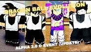 Roblox Dragon Ball Evolution Alpha 3.0 & Event (Update)