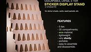 5 tier Sticker Display Stand Assembly Tutorial