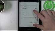 Amazon Kindle Paperwhite 11th Generation - How To Connect WiFI Network