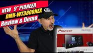 Pioneer DMH-WT3800NEX Review and Demo. NEW! 9" Floating Panel Screen Car Audio Headunit.