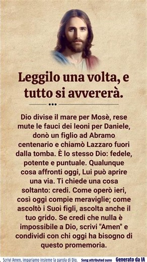 È lo stesso Dio: fedele, potente e puntuale. Qualunque cosa affronti oggi, Lui può aprire una via.