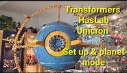 Transformers HasLab Unicron - Set up & Planet mode