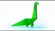 How To Make an Origami Dinosaur | Paper Craft