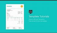 How to fill out an Excel invoice template | Free invoice template in description