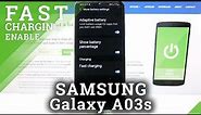 How to Turn On Fast Charging on SAMSUNG Galaxy A03S – Enable Fast Charging Mode