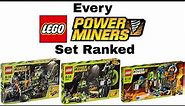 Every LEGO Power Miners (2009-2010) Set Ranked