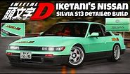 Building Iketani's Nissan Silvia S13 from Initial D (Detailed build) | Car Parking Multiplayer
