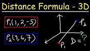 How To Find The Distance Between 2 Points In 3D Space