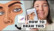 PROCREATE POCKET TUTORIAL: How I Illustrate - Easy how to use Procreate | Sophie Boyden