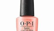 OPI Nail Lacquer, Data Peach, Pink Nail Polish, me myself Spring ‘23 Collection, 0.5 fl oz.