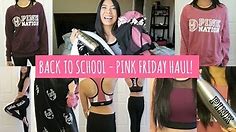 Victoria Secret PINK Friday Haul! (Try-on Haul)