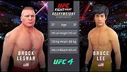 Brock Lesnar vs Bruce Lee Full Fight - UFC Fight Of The Night