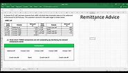 Remittance Advice Question