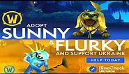 Help Support Ukraine with Mila Kunis and Get 2 Cute Pets in World of Warcraft ~ Sunny & Flurky