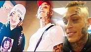 Lil Skies NEW FACE TATS W/ LIL XAN SURPRISE GUEST AT LIVE SHOW!!