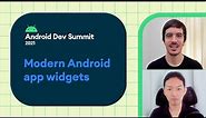 How to build Modern Android App Widgets in Android 12